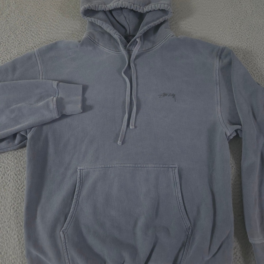 Stussy Hoodie Mens Large Gray Our Legacy Work Shop Buana Pigment Dye Pullover